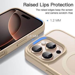 Foto 6 | Funda Jetech Magnetic Para Iphone 16 Pro De 6.3 Pulgadas Con Magsafe - Venta Internacional.