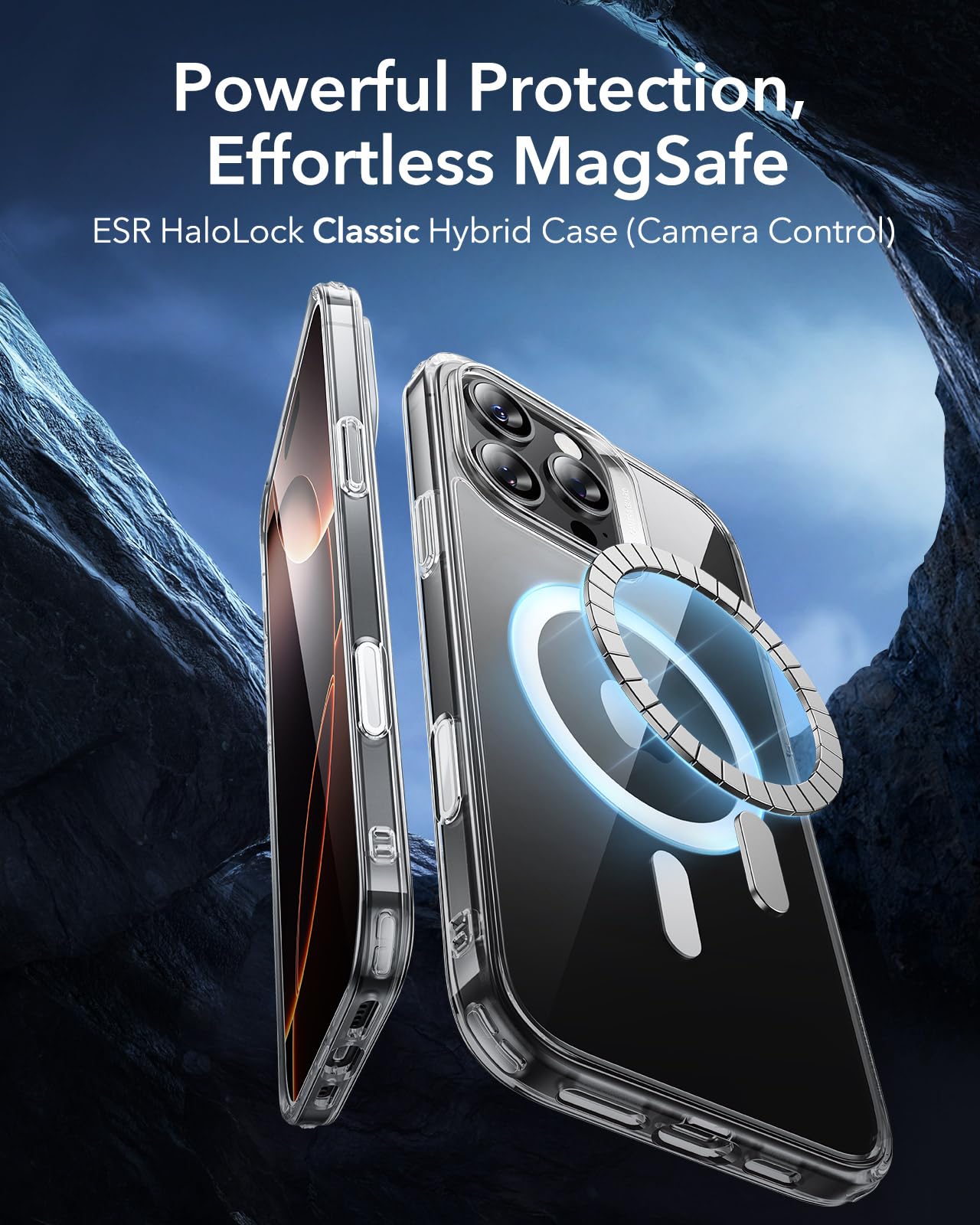 Foto 4 pulgar | Funda De Teléfono Esr Para Iphone 16 Pro Con Control De Cámara Transparente - Venta Internacional.