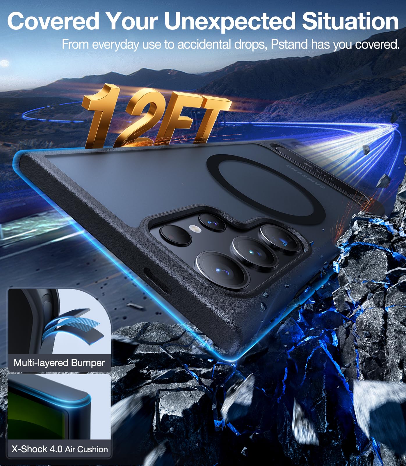 Foto 6 pulgar | Funda Para Teléfono Torras, Fuerte Soporte Magnético Para Samsung Galaxy S24 Ultra - Venta Internacional.