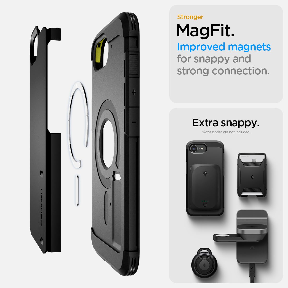 Foto 5 pulgar | Funda De Teléfono Spigen Tough Armor (ai) Magfit Para Iphone 16e - Venta Internacional.