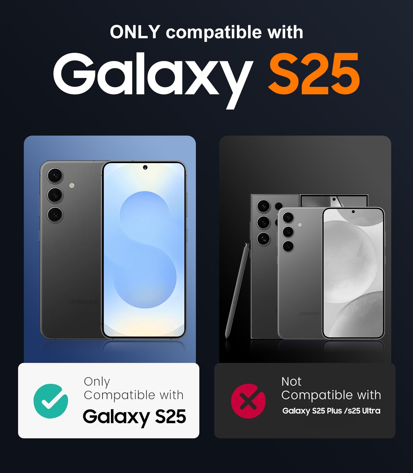 Foto 3 pulgar | Funda De Teléfono Temdan Impermeable Con Lente Para Samsung Galaxy S25 - Venta Internacional.