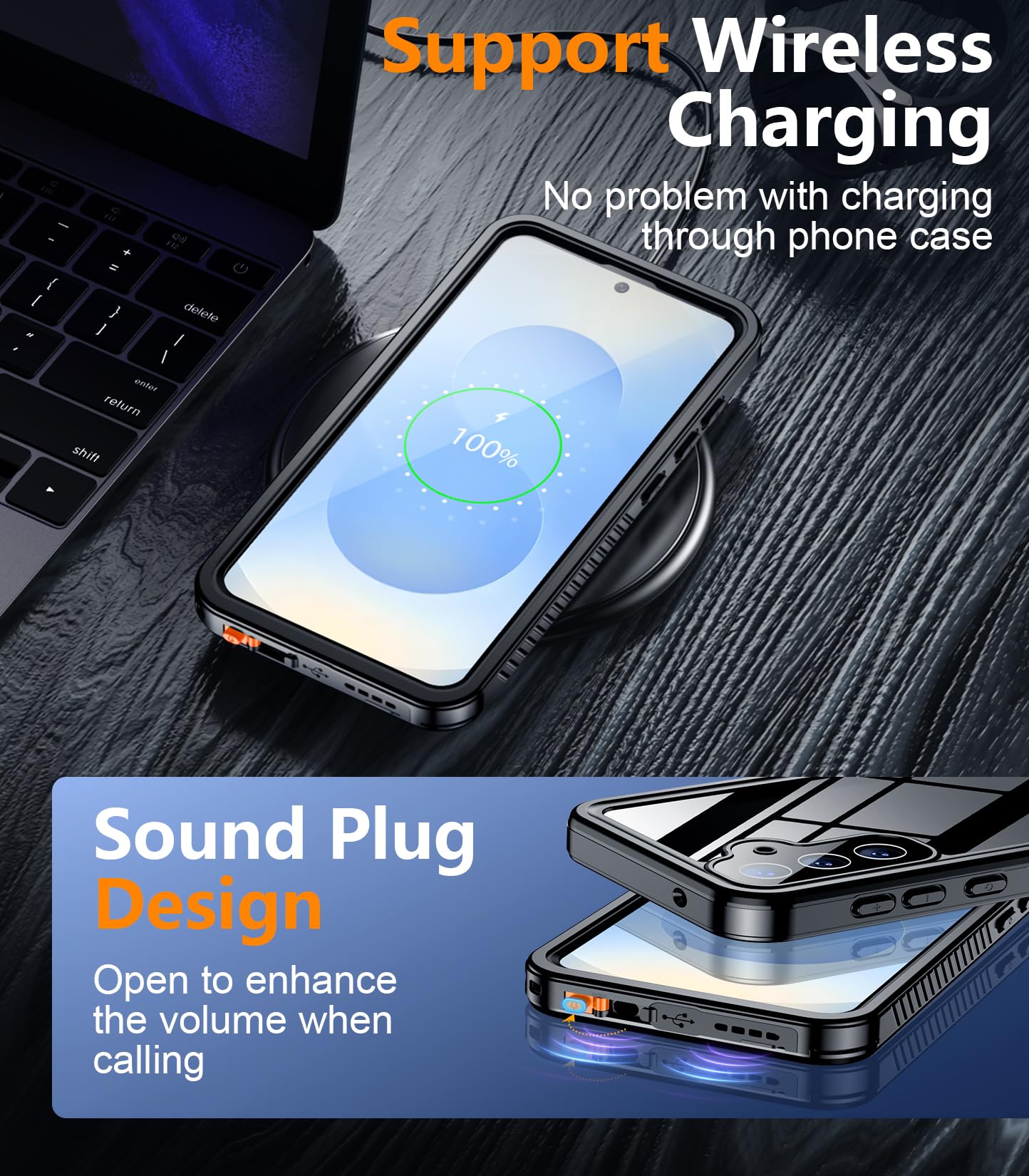 Foto 7 pulgar | Funda De Teléfono Temdan Impermeable Con Lente Para Samsung Galaxy S25 - Venta Internacional.
