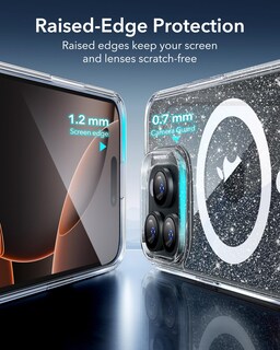 Foto 7 | Funda De Teléfono Esr Para Iphone 16 Pro Max Con Magsafe Clear Shimmer - Venta Internacional.