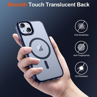 Foto 6 | Funda Magnética Supfine Para Iphone 14/13 Con Magsafe Navy - Venta Internacional.