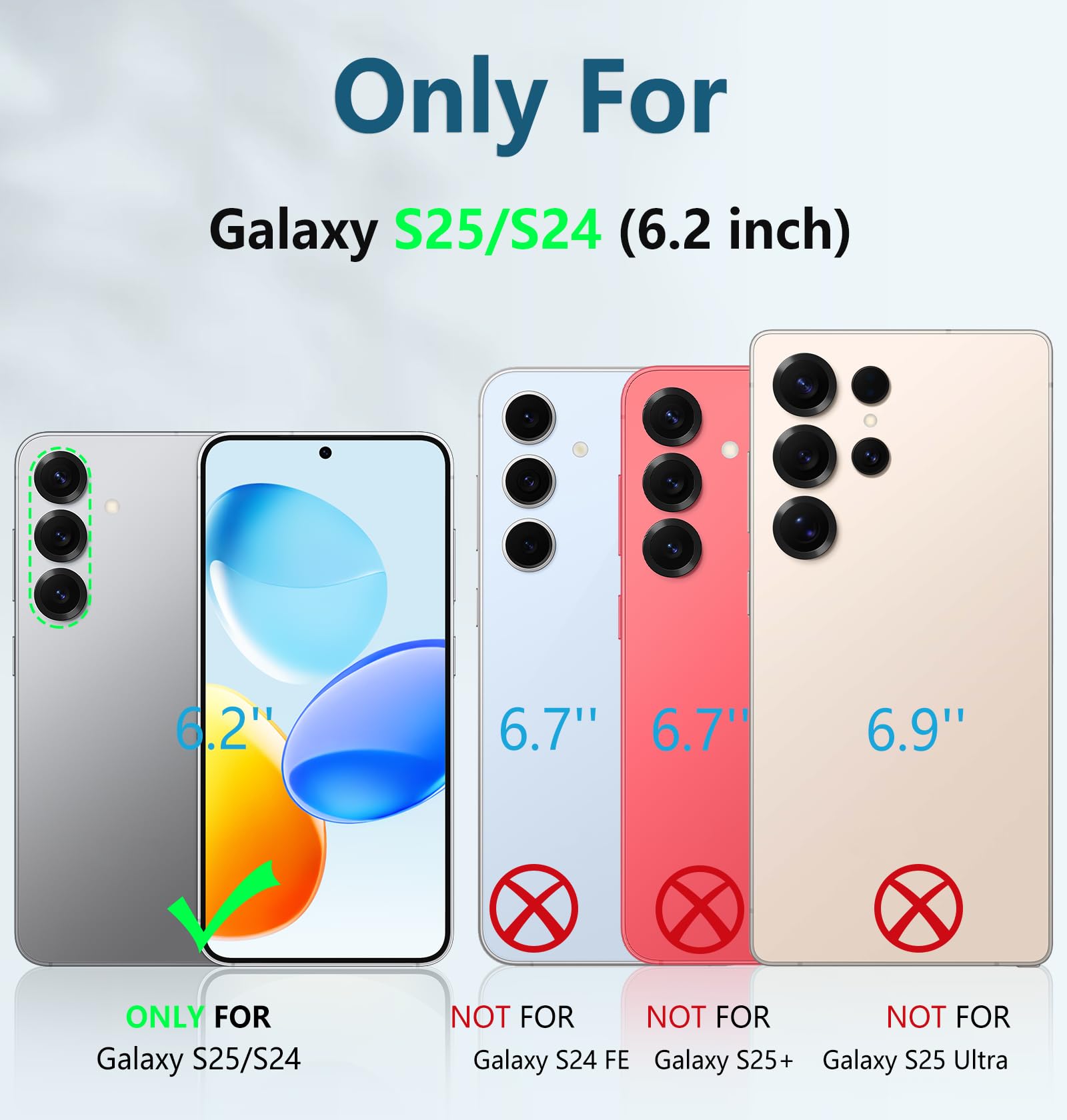 Foto 3 pulgar | Funda De Teléfono Fntcase Para Samsung Galaxy S25/s24 Púrpura - Venta Internacional.