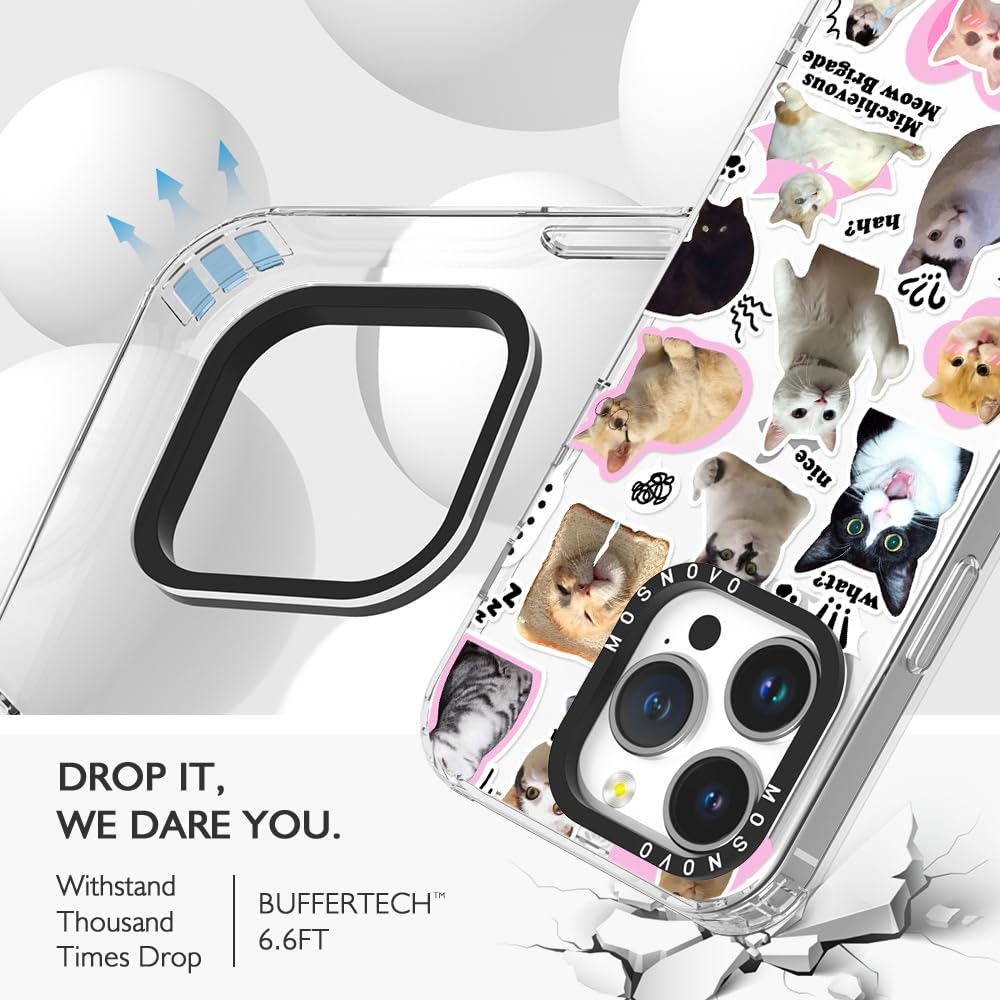 Foto 6 pulgar | Funda De Teléfono Mosnovo Para Iphone 14 Pro Buffertech 2m Drop Clea - Venta Internacional.