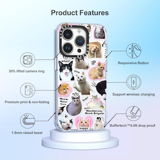 Foto 6 | Funda De Teléfono Mosnovo Para Iphone 14 Pro Buffertech 2m Drop Clea - Venta Internacional.
