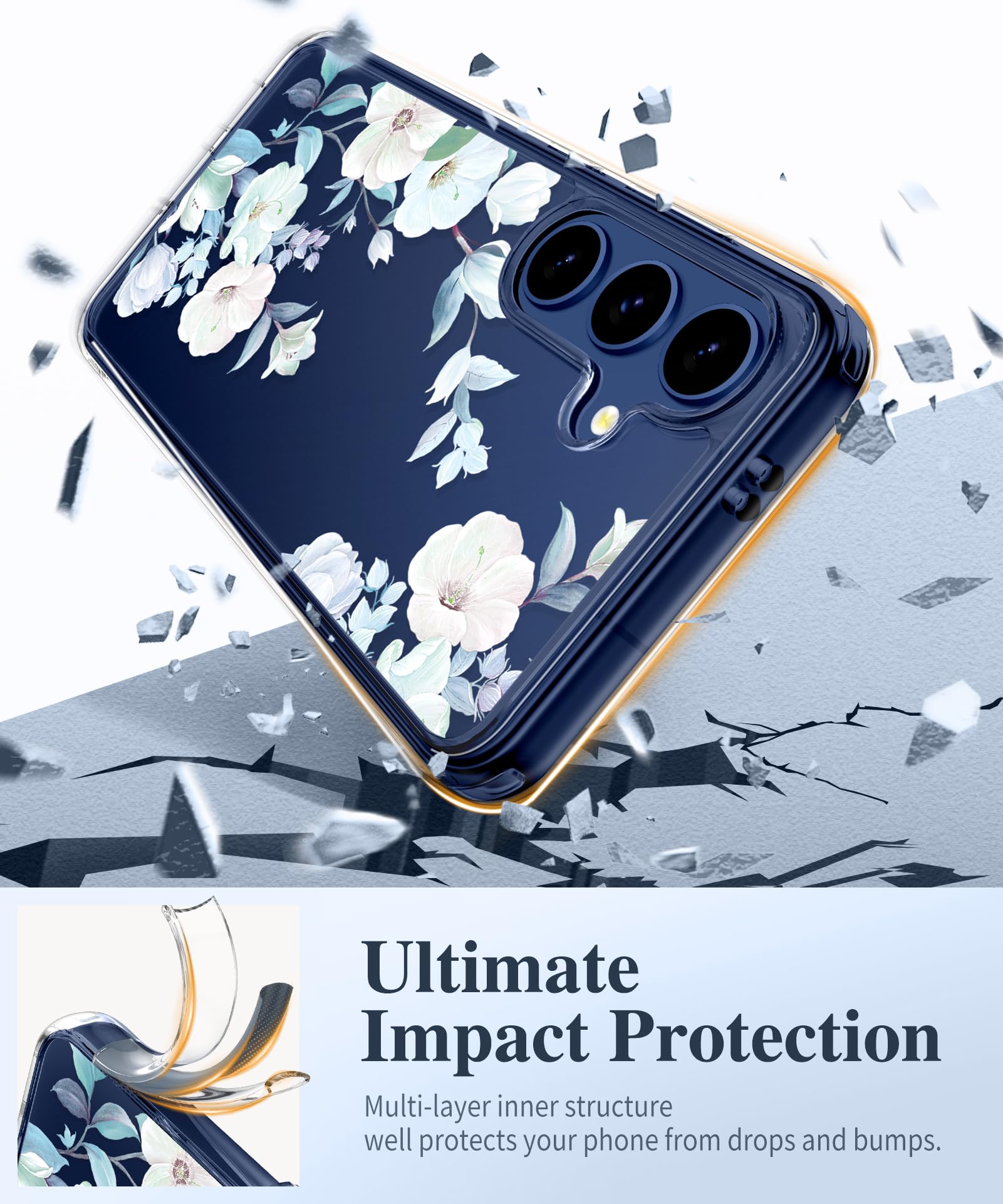 Foto 5 pulgar | Funda De Teléfono Gviewin Para Samsung Galaxy S25 Plus Con Protector - Venta Internacional.