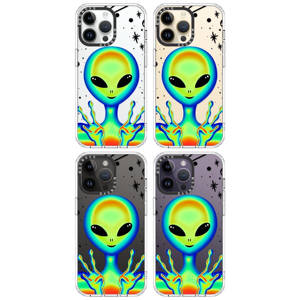 Foto 4 pulgar | Funda De Teléfono Mosnovo Para Iphone 14 Pro Max Buffertech, Tpu Transparente - Venta Internacional.