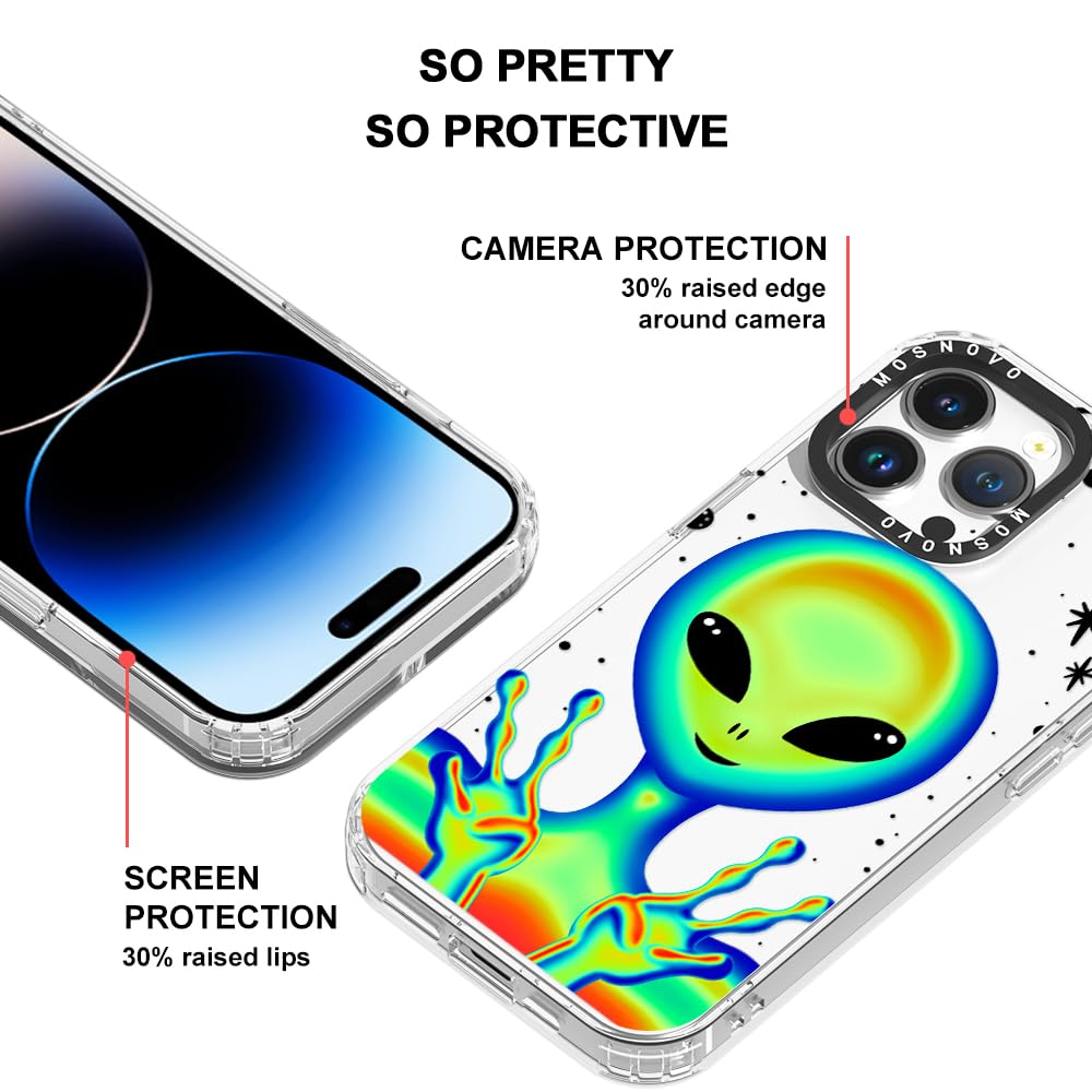 Foto 4 | Funda De Teléfono Mosnovo Para Iphone 14 Pro Max Buffertech, Tpu Transparente - Venta Internacional.