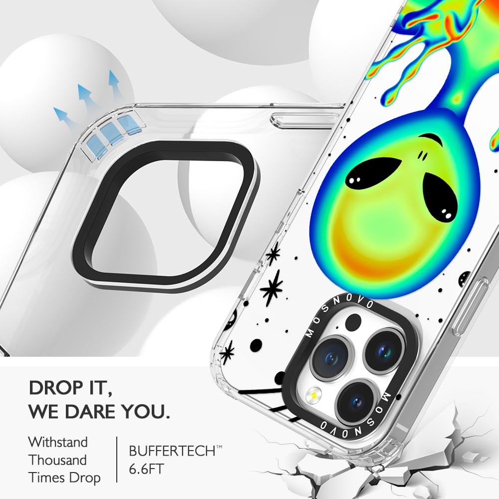 Foto 6 pulgar | Funda De Teléfono Mosnovo Para Iphone 14 Pro Max Buffertech, Tpu Transparente - Venta Internacional.