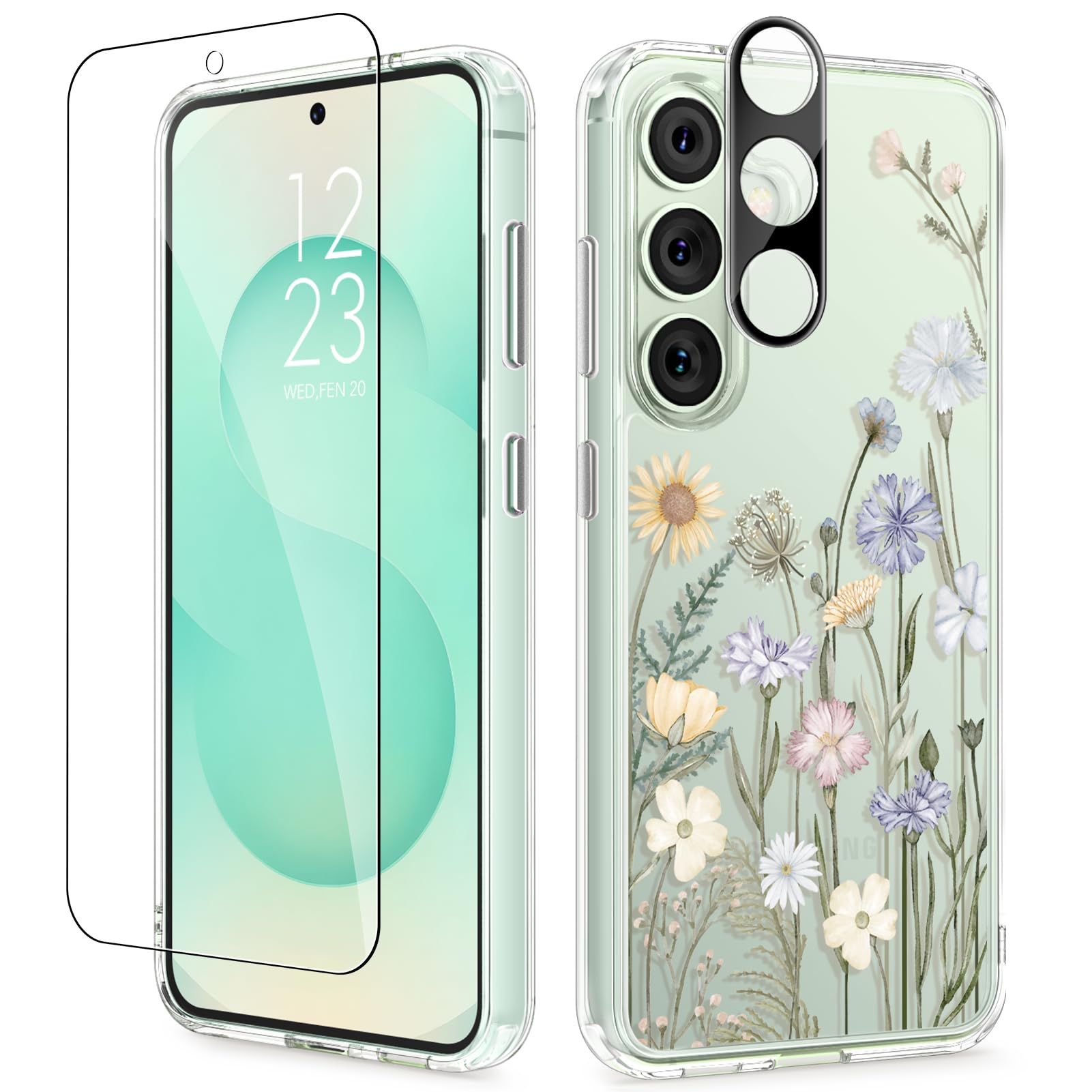 Foto 2 pulgar | Funda De Teléfono Gviewin Para Samsung Galaxy S25 Plus Con Protector - Venta Internacional.