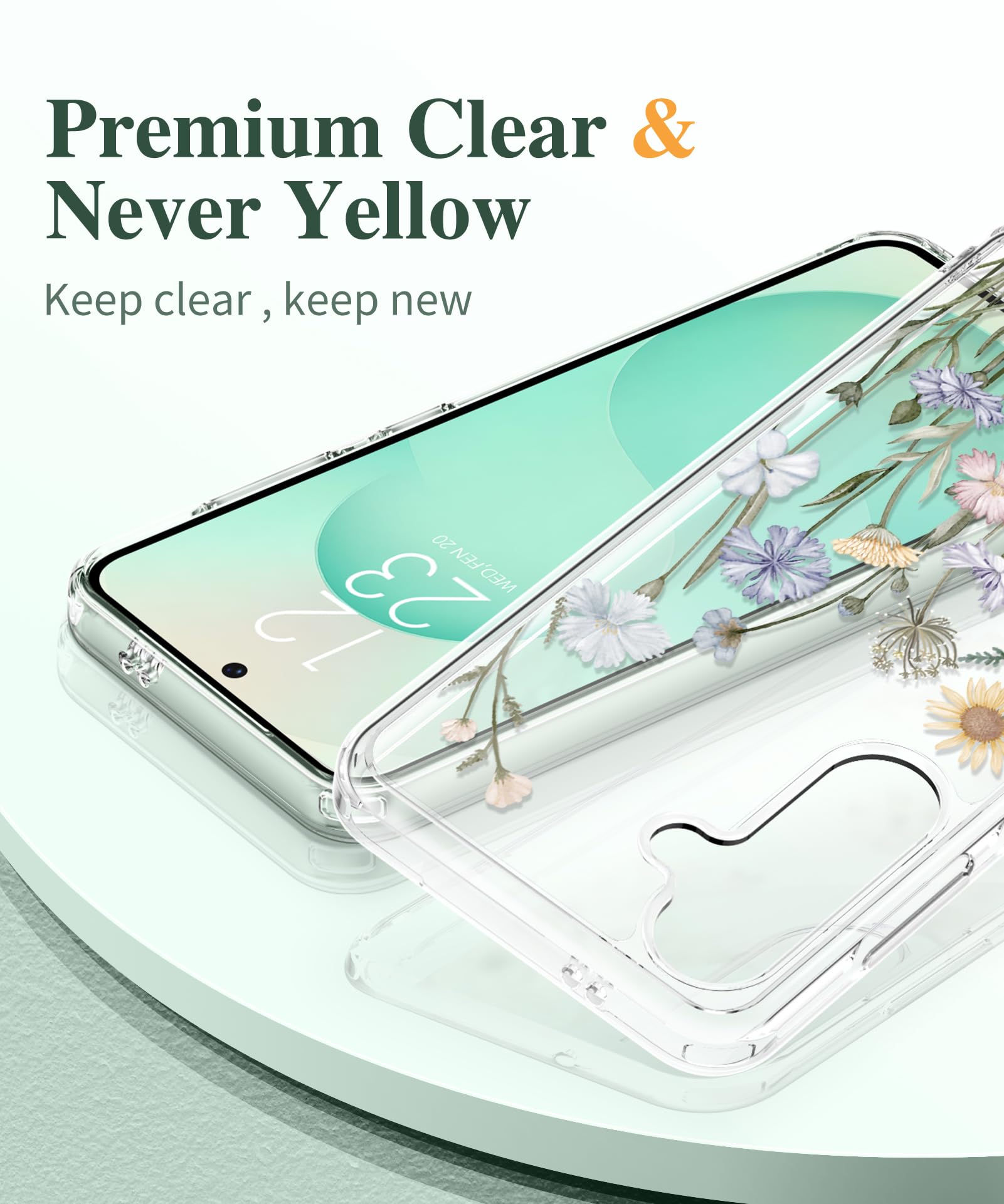 Foto 4 pulgar | Funda De Teléfono Gviewin Para Samsung Galaxy S25 Plus Con Protector - Venta Internacional.