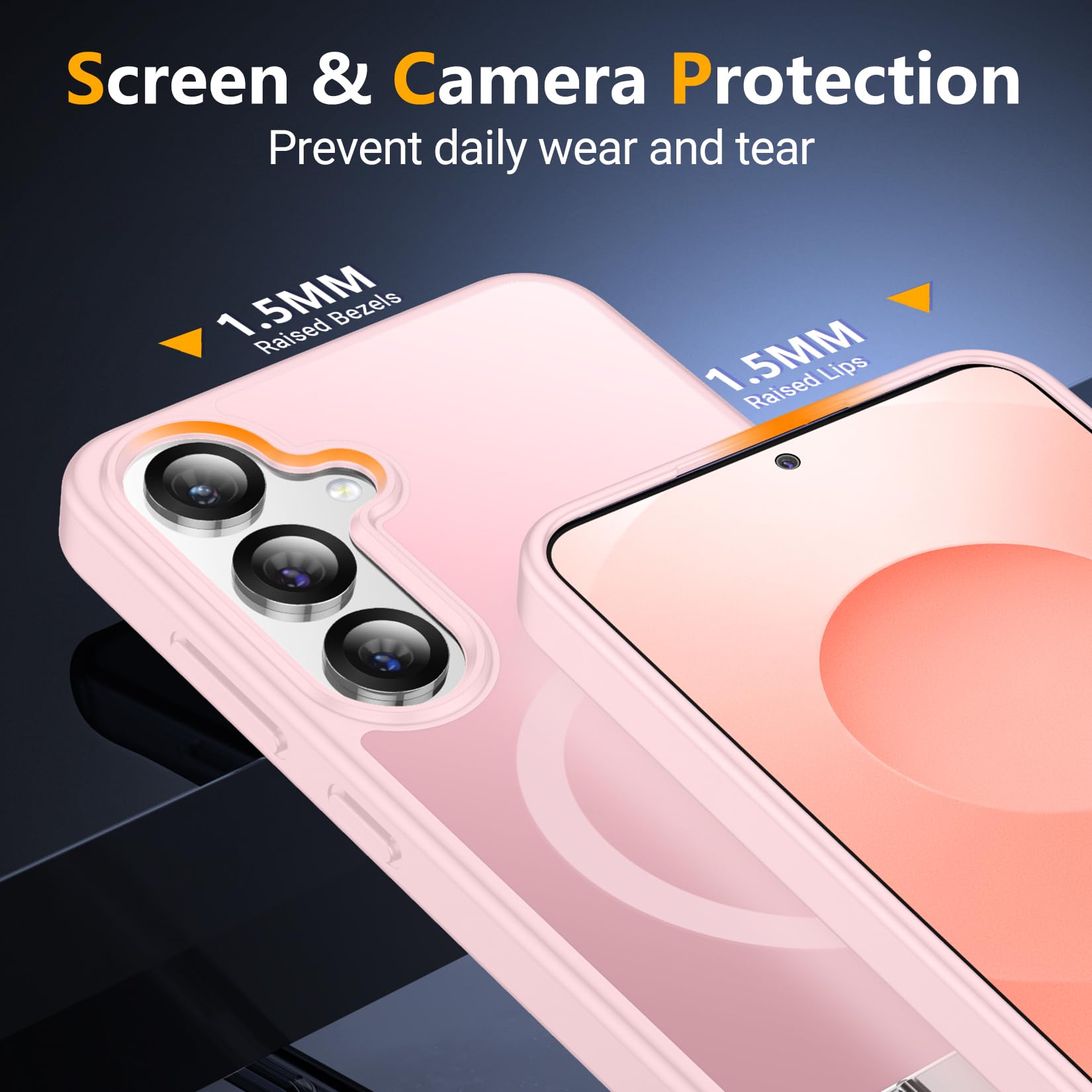 Foto 6 pulgar | Funda Magnética Spidercase Para Samsung Galaxy S25, Color Rosa - Venta Internacional.
