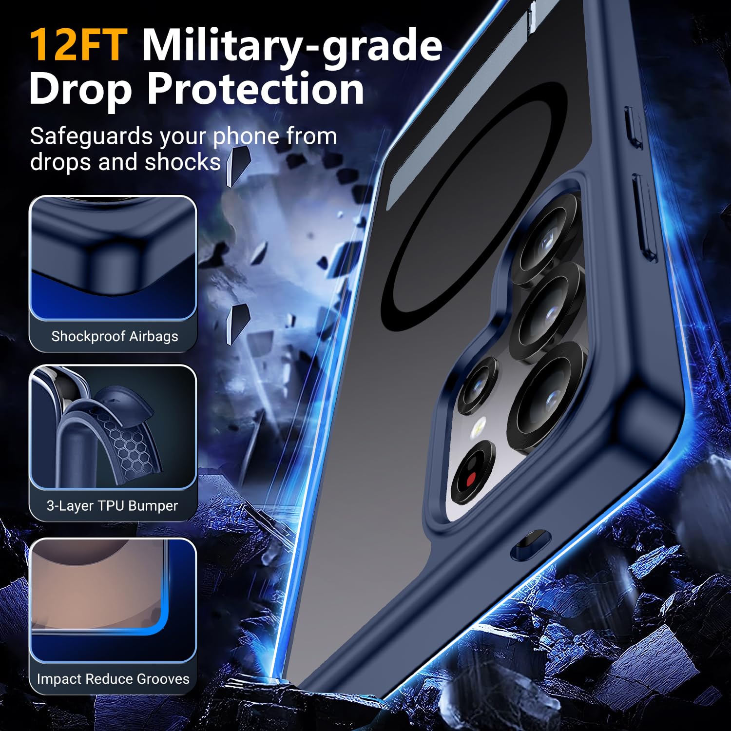 Foto 4 pulgar | Funda Magnética Spidercase Para Samsung Galaxy S25 Ultra - Venta Internacional.