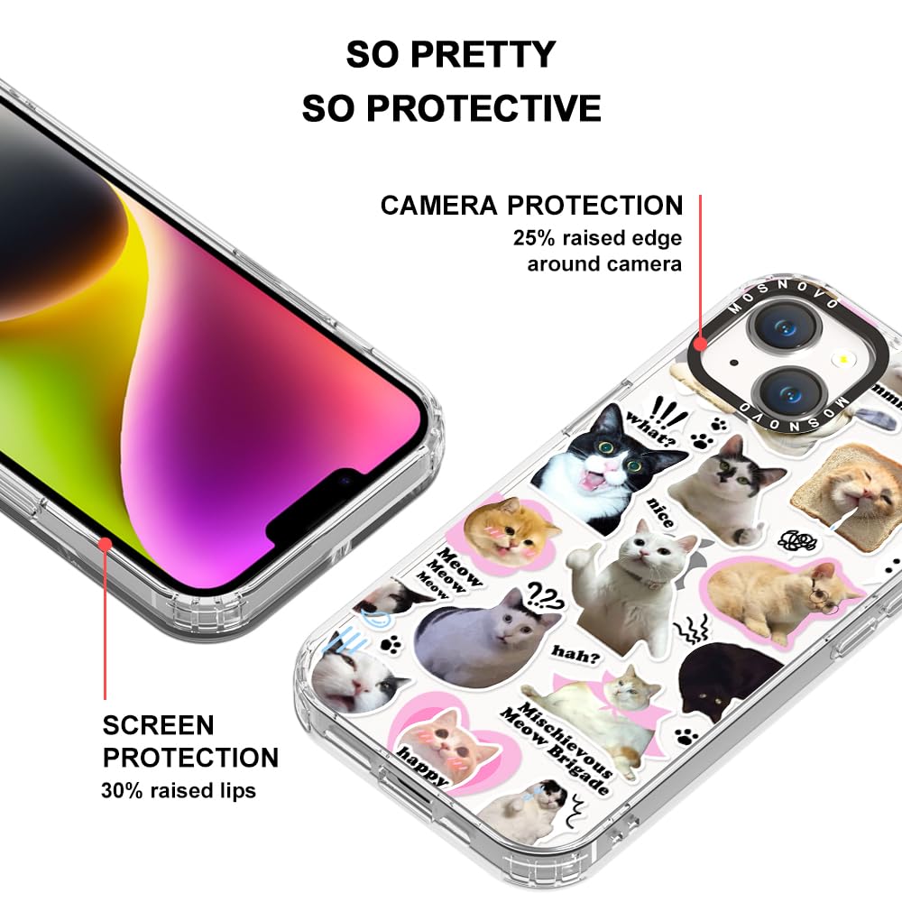 Foto 5 pulgar | Funda De Teléfono Mosnovo Para Iphone 14 Buffertech 2m Drop Clear - Venta Internacional.