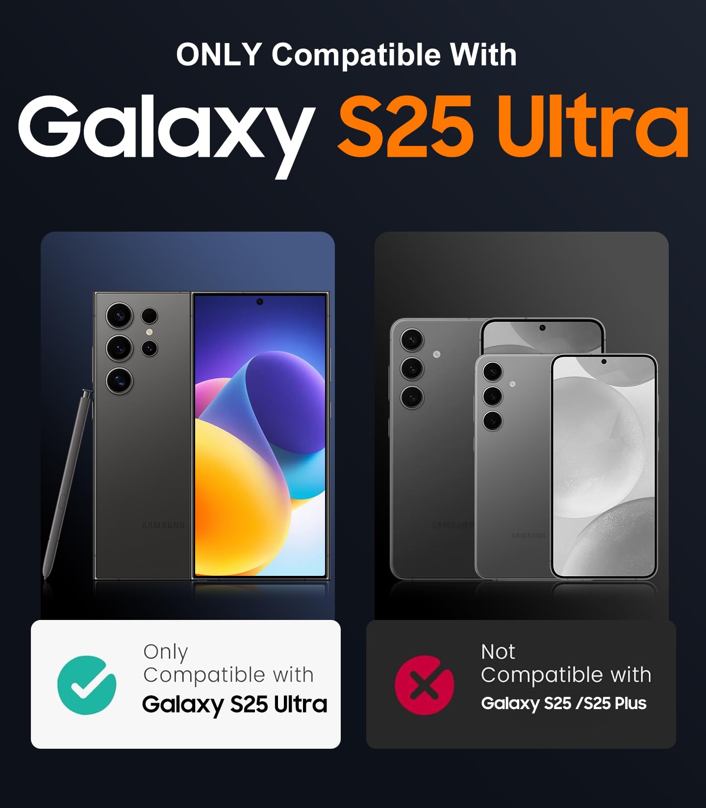 Foto 2 | Funda De Teléfono Magnética Temdan Para Samsung Galaxy S25 Ultra - Venta Internacional.