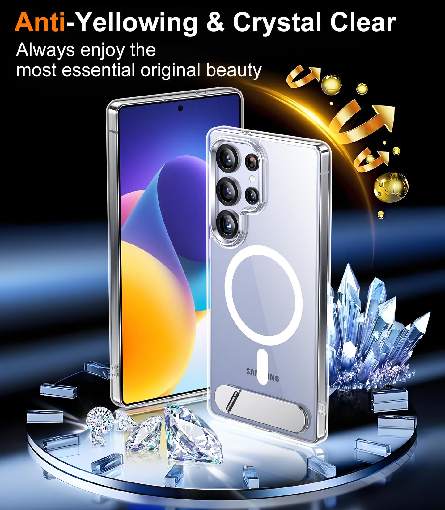 Foto 4 | Funda De Teléfono Magnética Temdan Para Samsung Galaxy S25 Ultra - Venta Internacional.