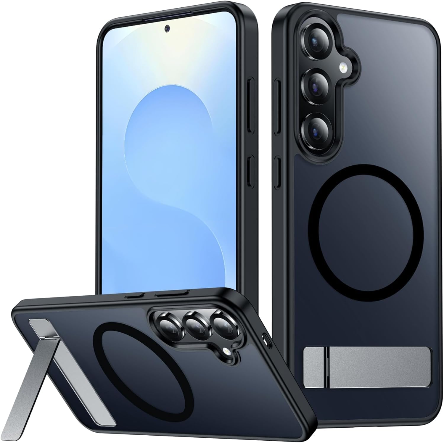 Funda Magnética Spidercase Para Samsung Galaxy S25 Negra - Venta Internacional.