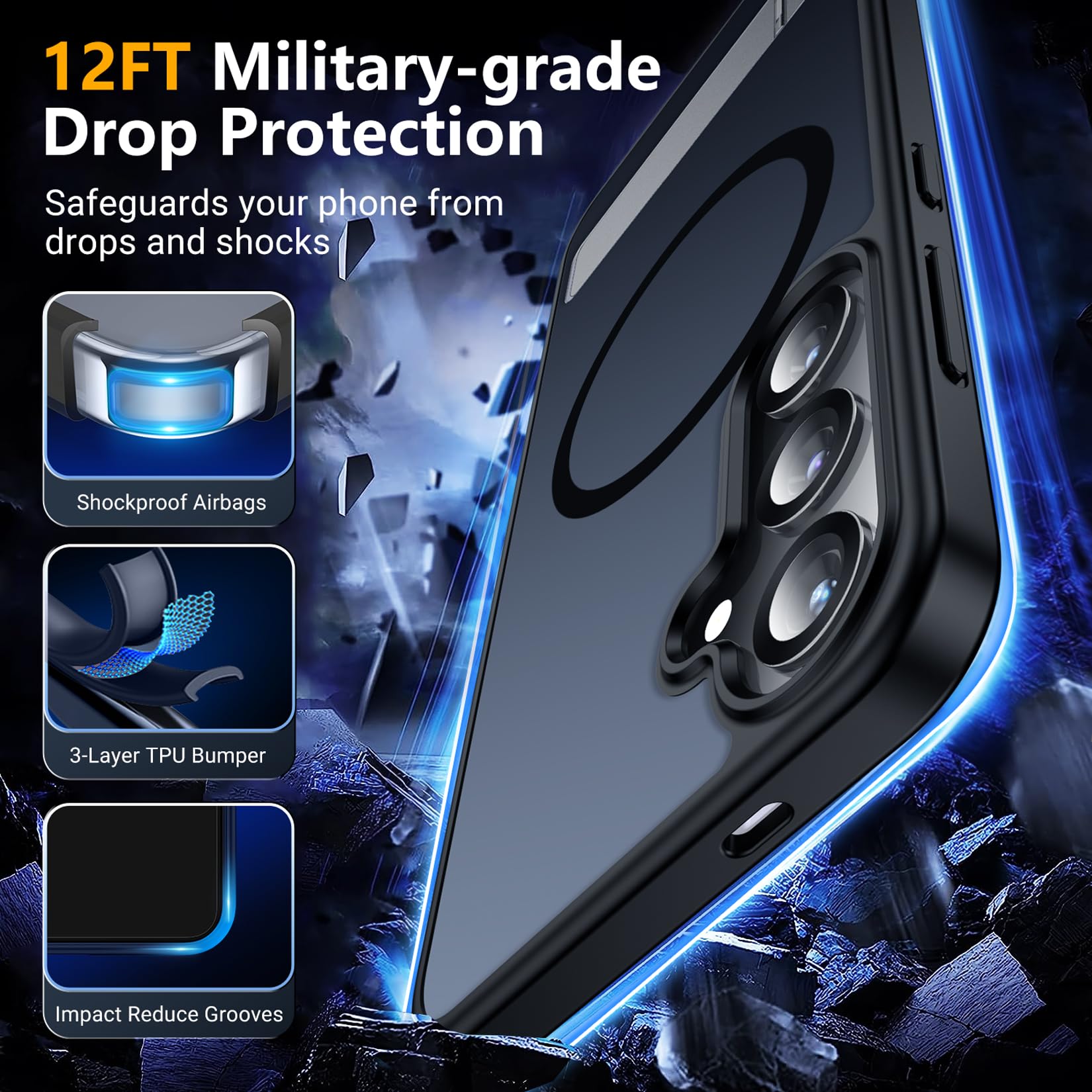Foto 4 pulgar | Funda Magnética Spidercase Para Samsung Galaxy S25 Negra - Venta Internacional.