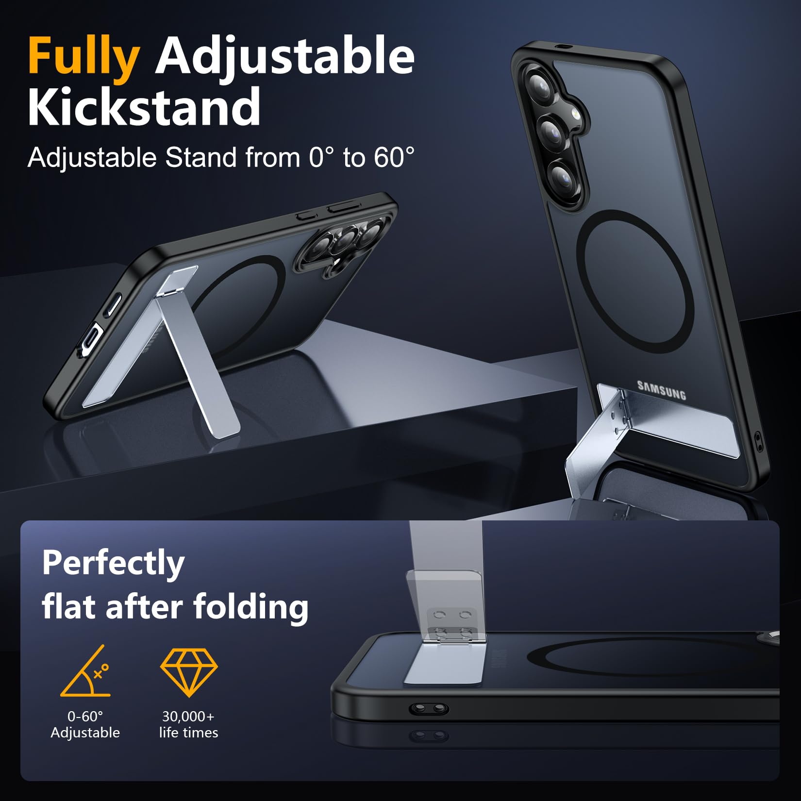 Foto 5 pulgar | Funda Magnética Spidercase Para Samsung Galaxy S25 Negra - Venta Internacional.