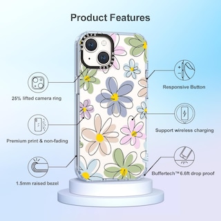 Foto 6 | Funda De Teléfono Mosnovo Para Iphone 14 Buffertech 2m Drop Clear - Venta Internacional.