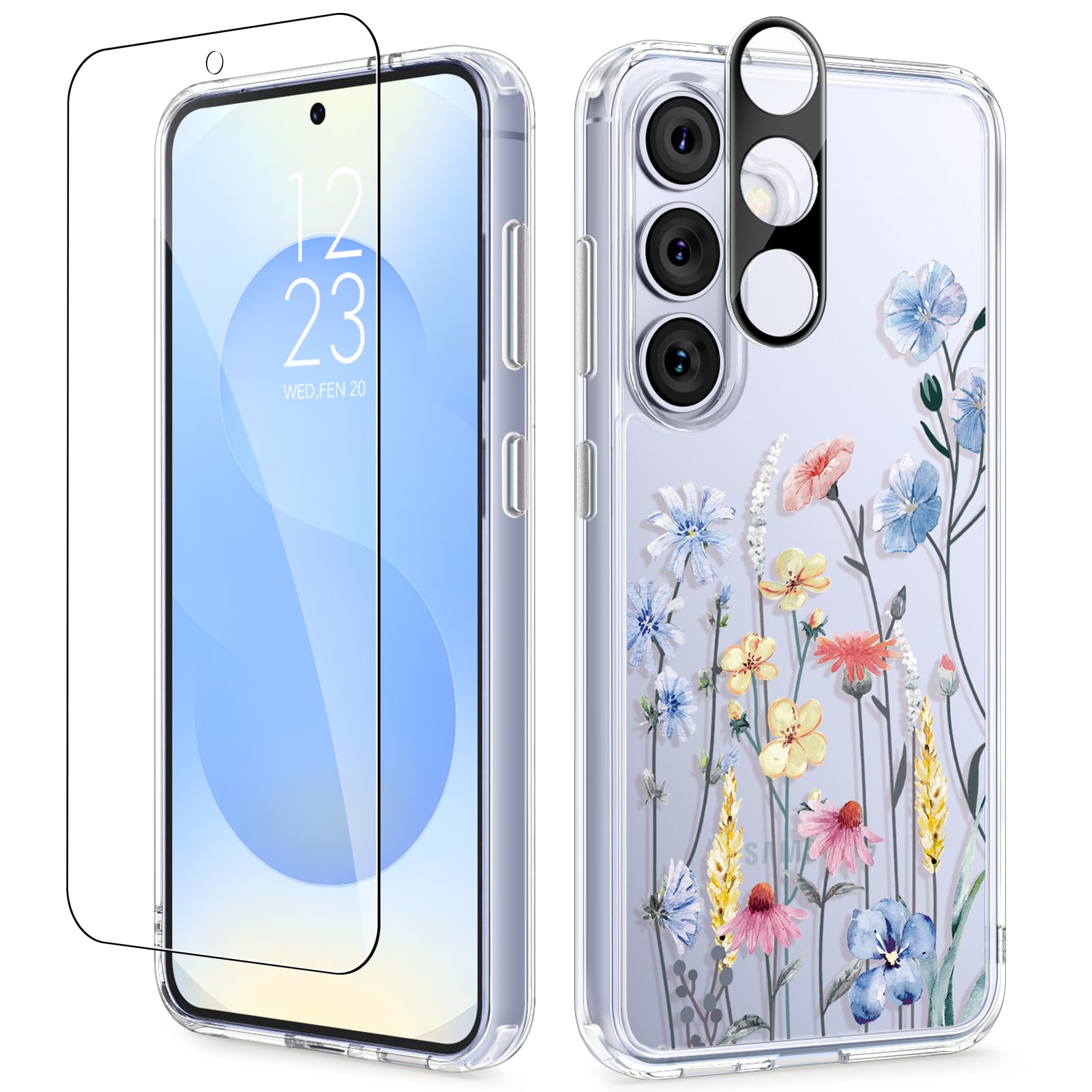 Funda De Teléfono Gviewin Para Samsung Galaxy S25 Plus Con Protector - Venta Internacional.