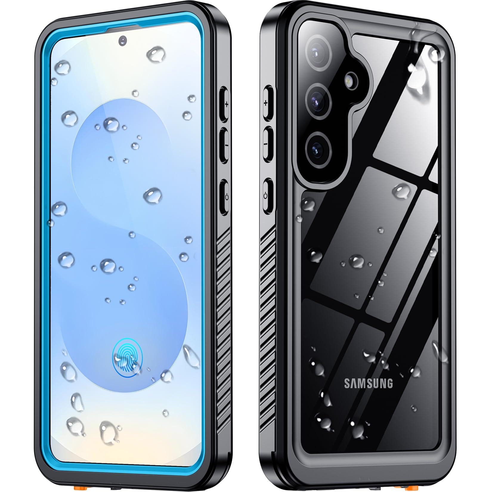 Foto 2 pulgar | Funda De Teléfono Spidercase Impermeable Para Samsung Galaxy S25 Blue - Venta Internacional.
