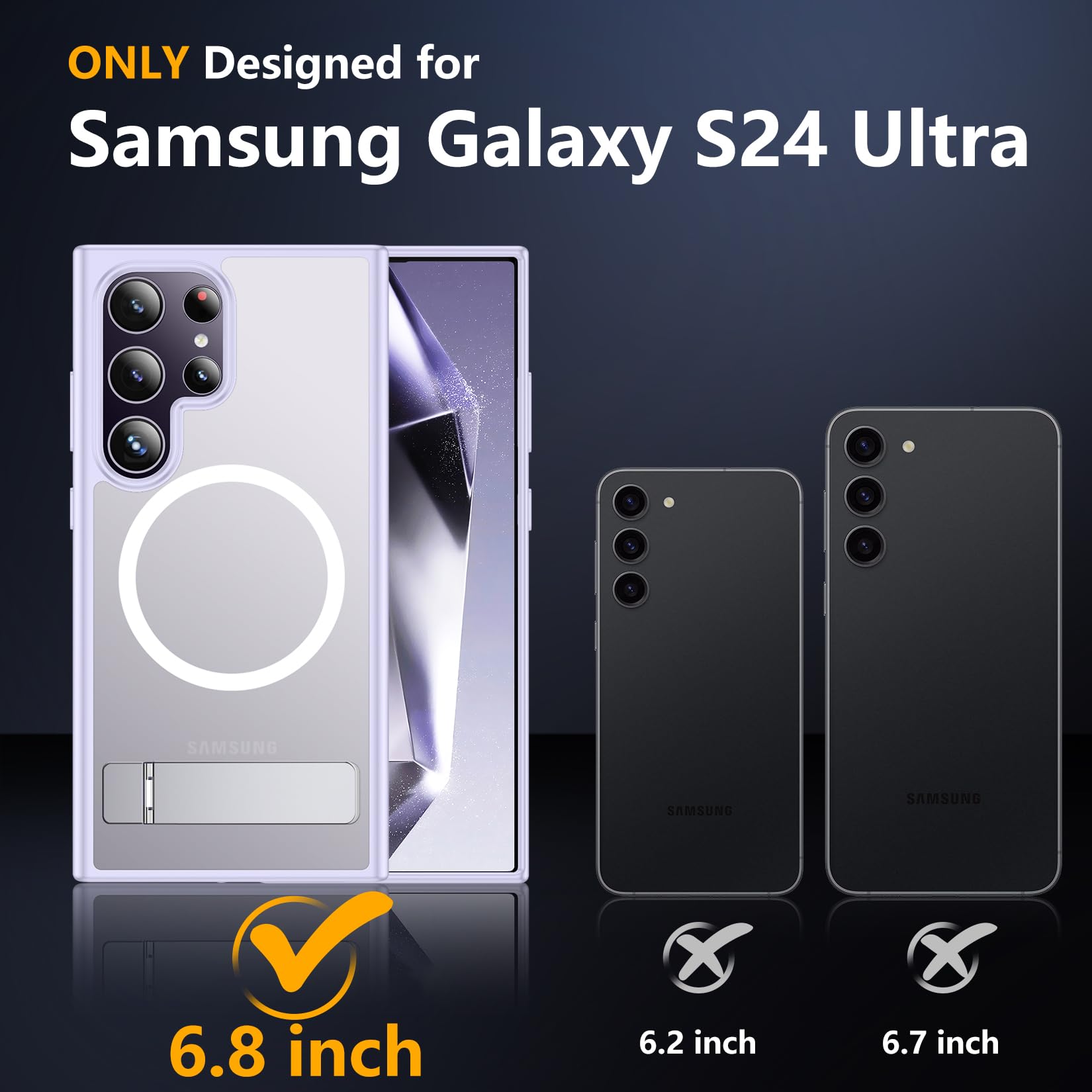 Foto 3 pulgar | Funda Magnética Spidercase Para Samsung Galaxy S24 Ultra - Venta Internacional.