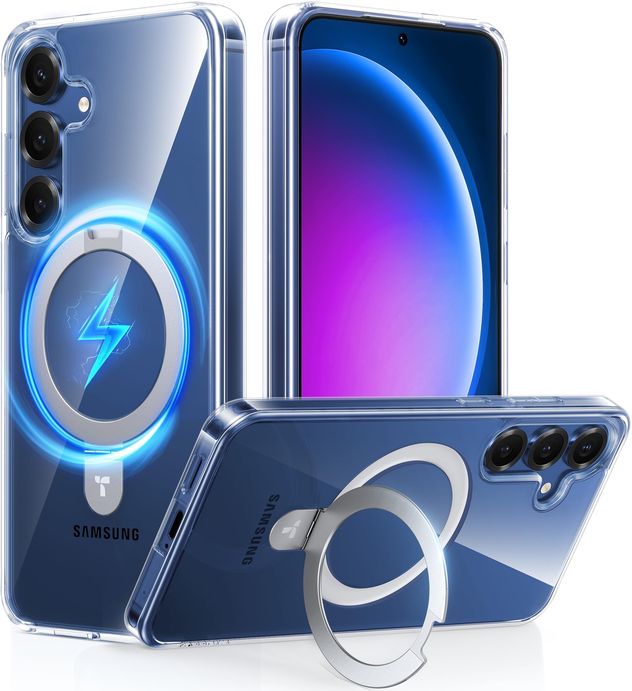 Funda De Teléfono Torras Con Soporte Magnético Para Samsung Galaxy S25 Plus - Venta Internacional.