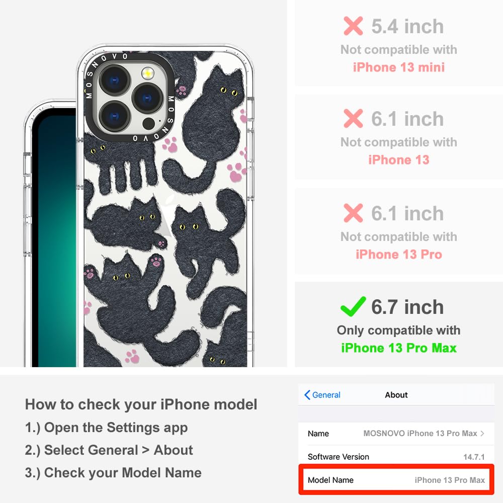 Foto 3 pulgar | Funda De Teléfono Mosnovo Para Iphone 13 Pro Max Buffertech Black - Venta Internacional.