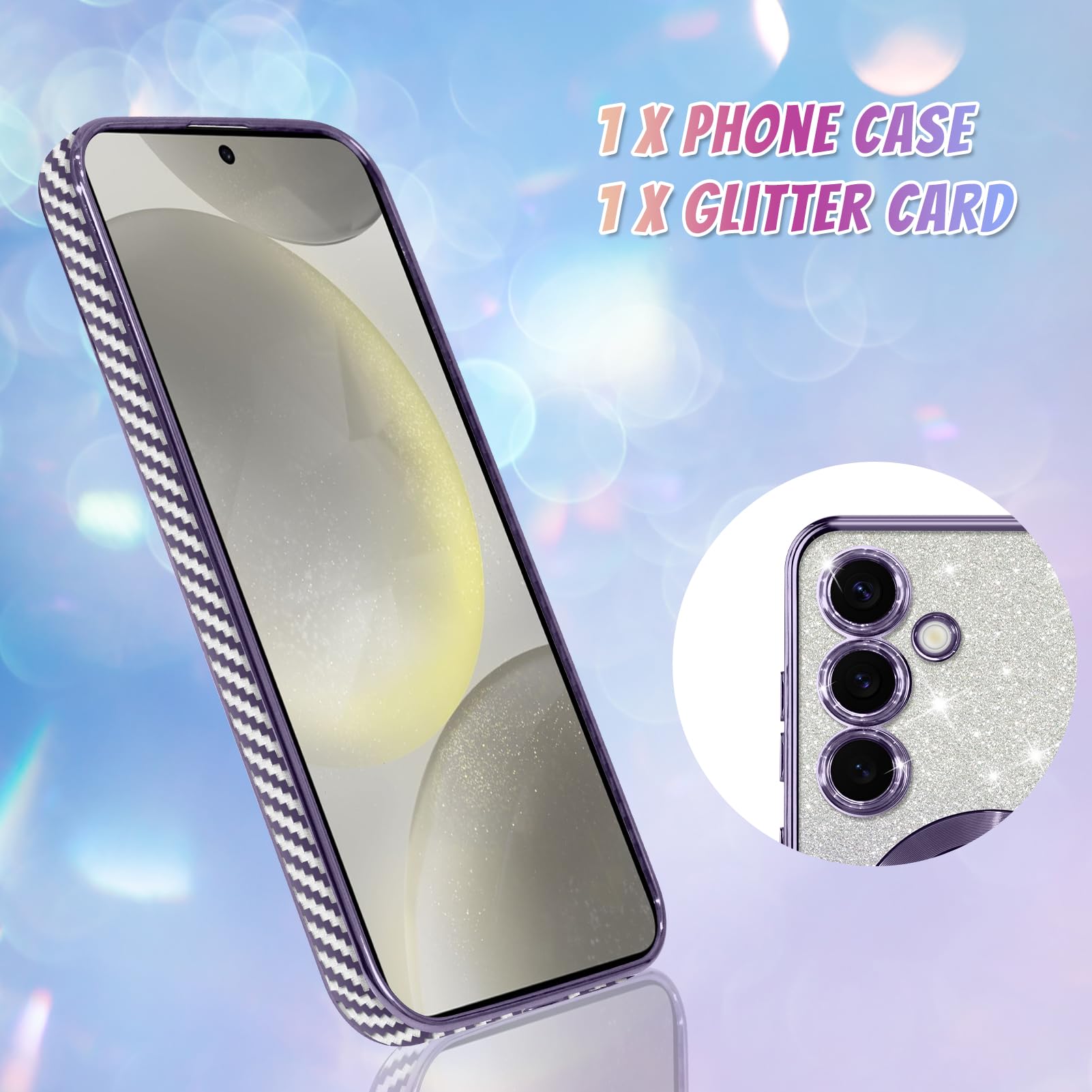 Foto 3 pulgar | Funda De Teléfono Bonoma Compatible Con Samsung Galaxy S24 Plus - Venta Internacional.