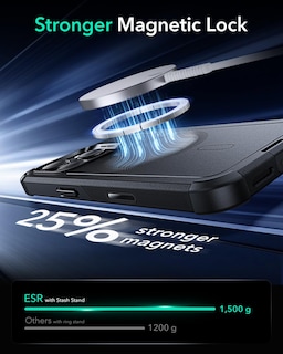 Foto 7 | Funda De Teléfono Esr Cyber Series Para Iphone 16 Pro Negra - Venta Internacional.