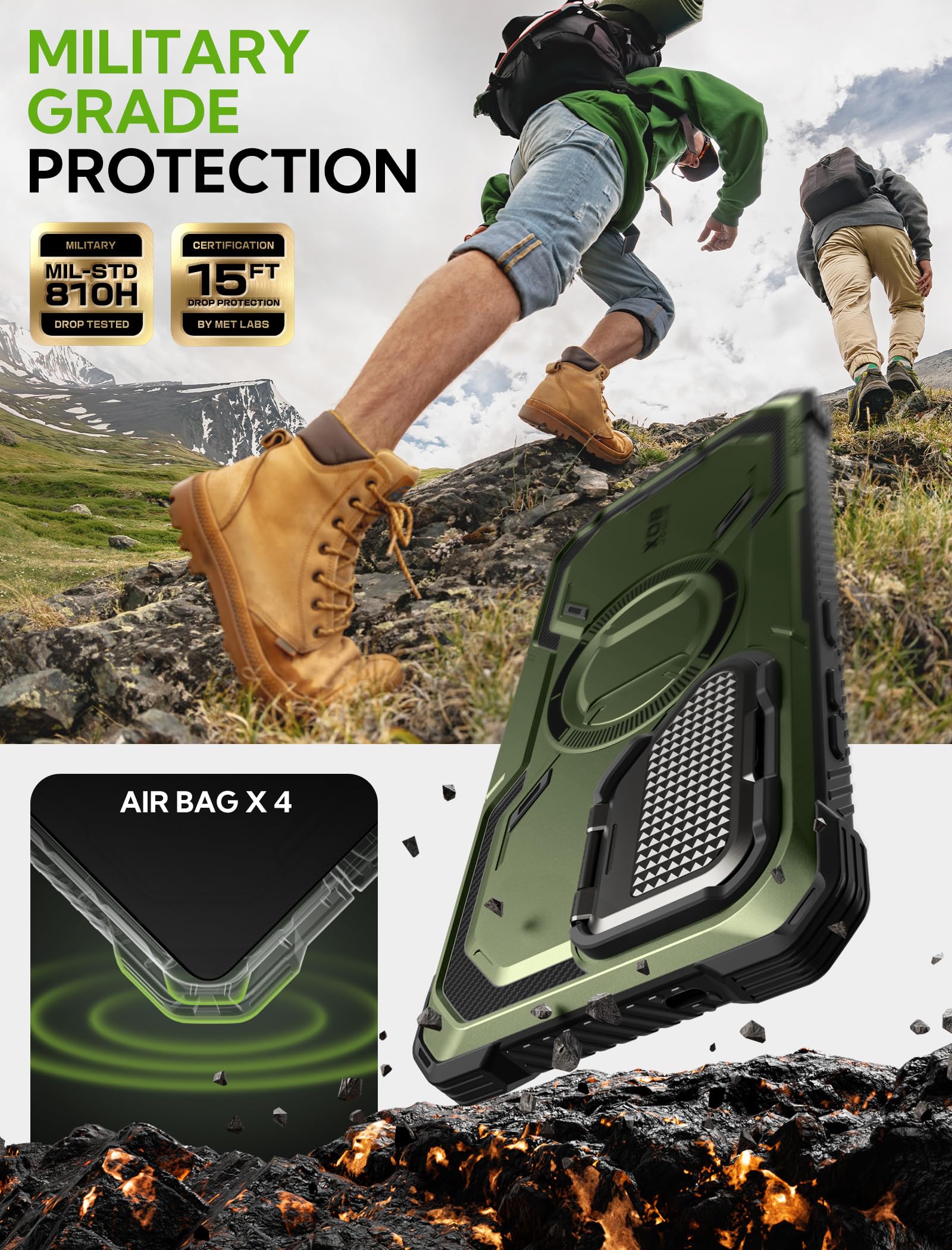 Foto 4 pulgar | Funda De Teléfono I-blason Armorbox Para Samsung Galaxy S25 Ultra - Venta Internacional.