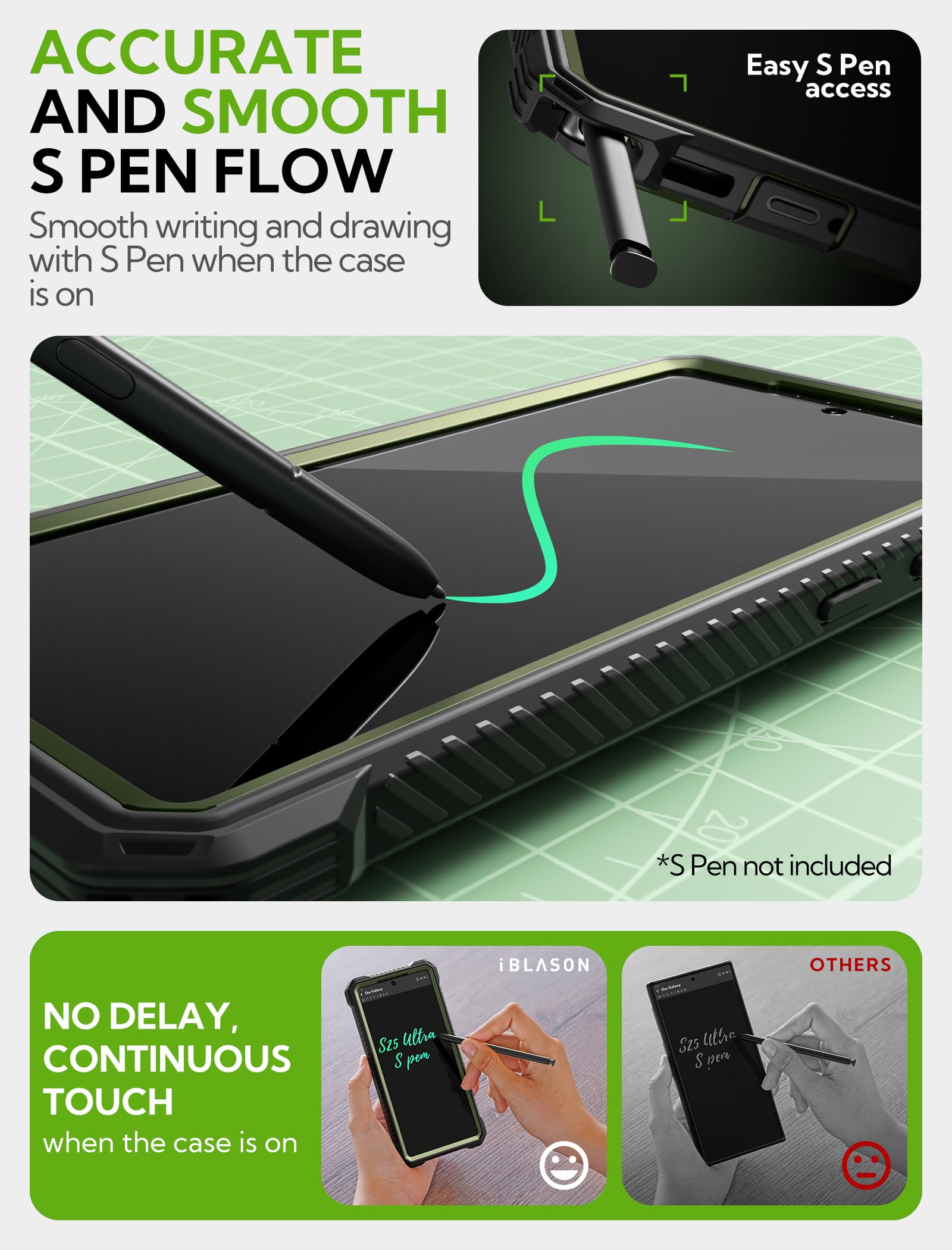 Foto 6 pulgar | Funda De Teléfono I-blason Armorbox Para Samsung Galaxy S25 Ultra - Venta Internacional.