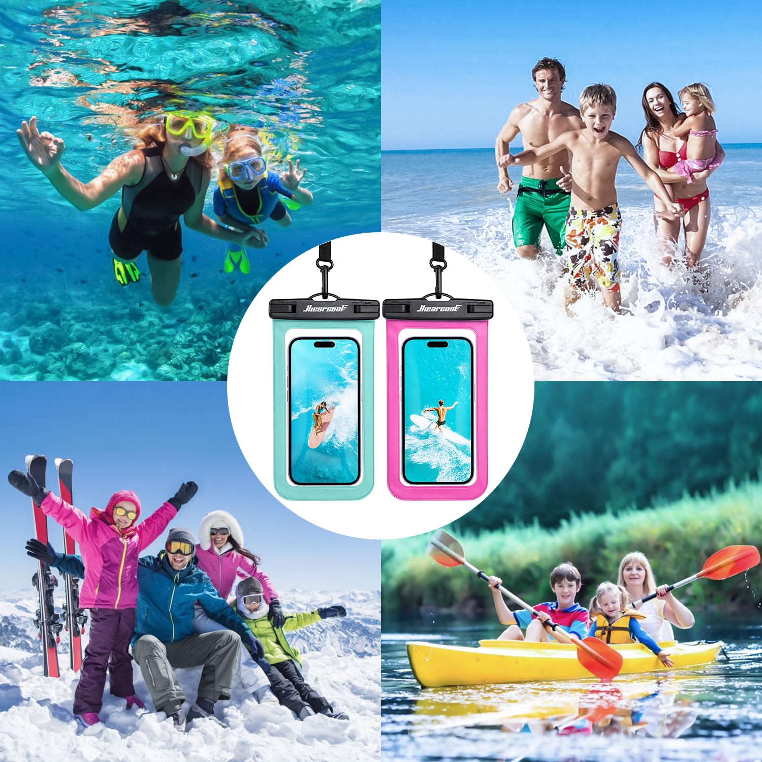 Foto 8 pulgar | Funda Impermeable Hiearcool Para Iphone 16, 15, 14, 13 Pro Max - Venta Internacional.