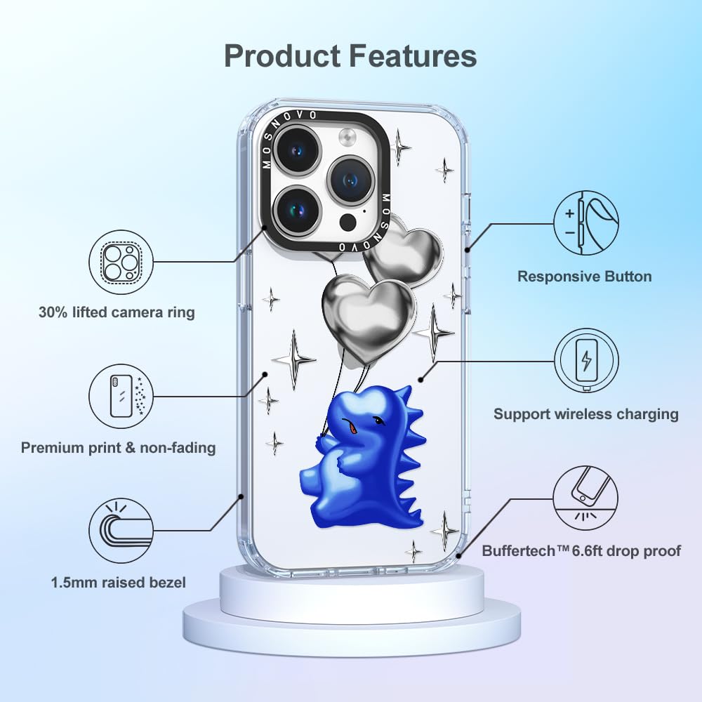 Foto 7 pulgar | Funda De Teléfono Mosnovo Para Iphone 14 Pro Buffertech Clear Tpu - Venta Internacional.