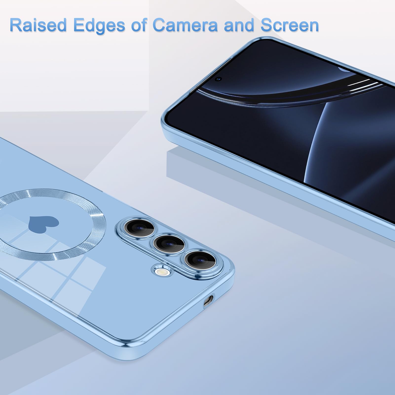 Foto 4 pulgar | Funda Magnética Aigomara Para Samsung Galaxy S25 Blue - Venta Internacional.