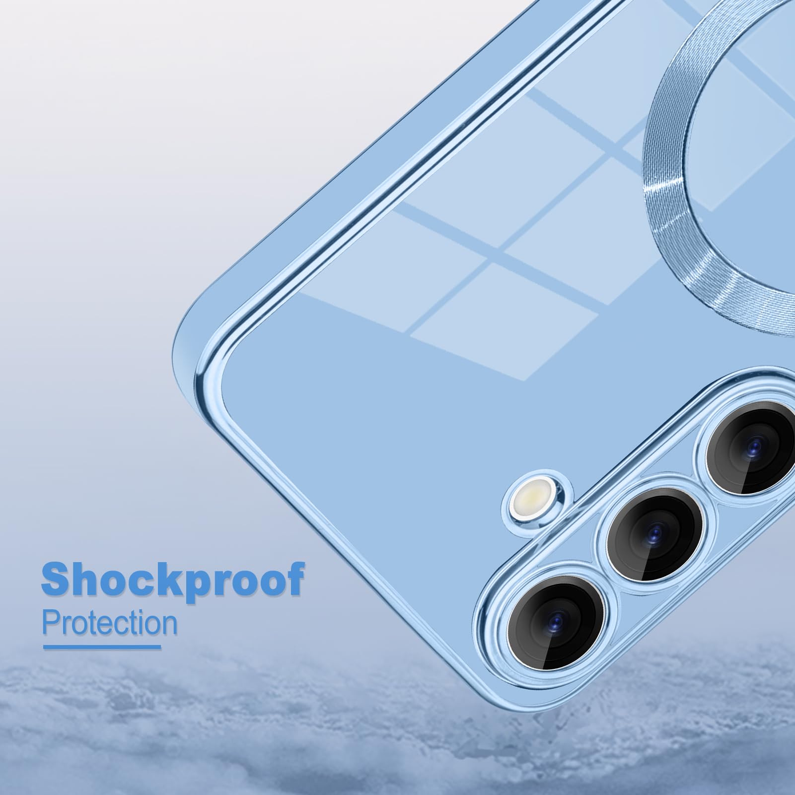 Foto 5 | Funda Magnética Aigomara Para Samsung Galaxy S25 Plus, Color Azul - Venta Internacional.