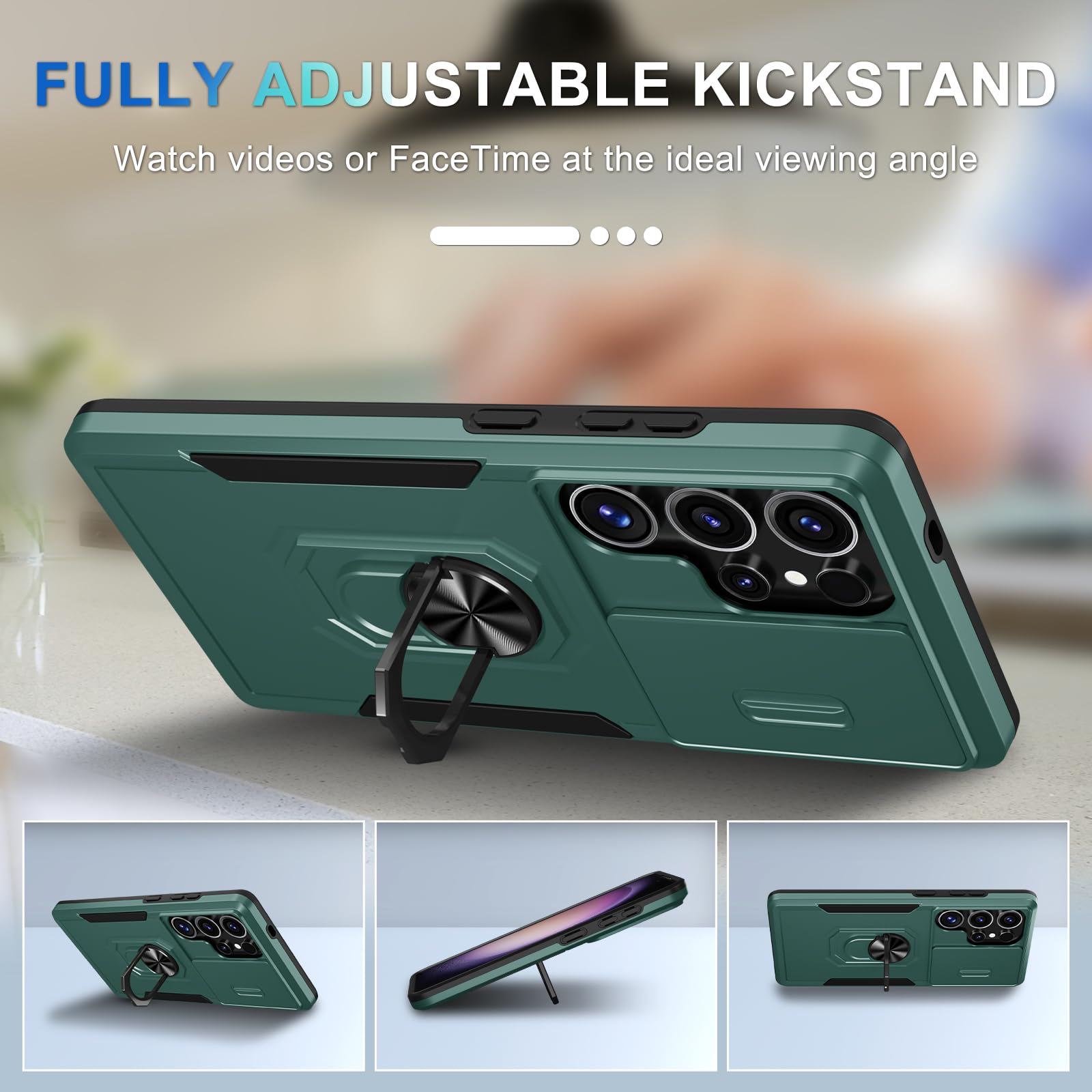 Foto 3 pulgar | Funda De Teléfono Janmitta Compatible Con Samsung Galaxy S25 Ultra - Venta Internacional.