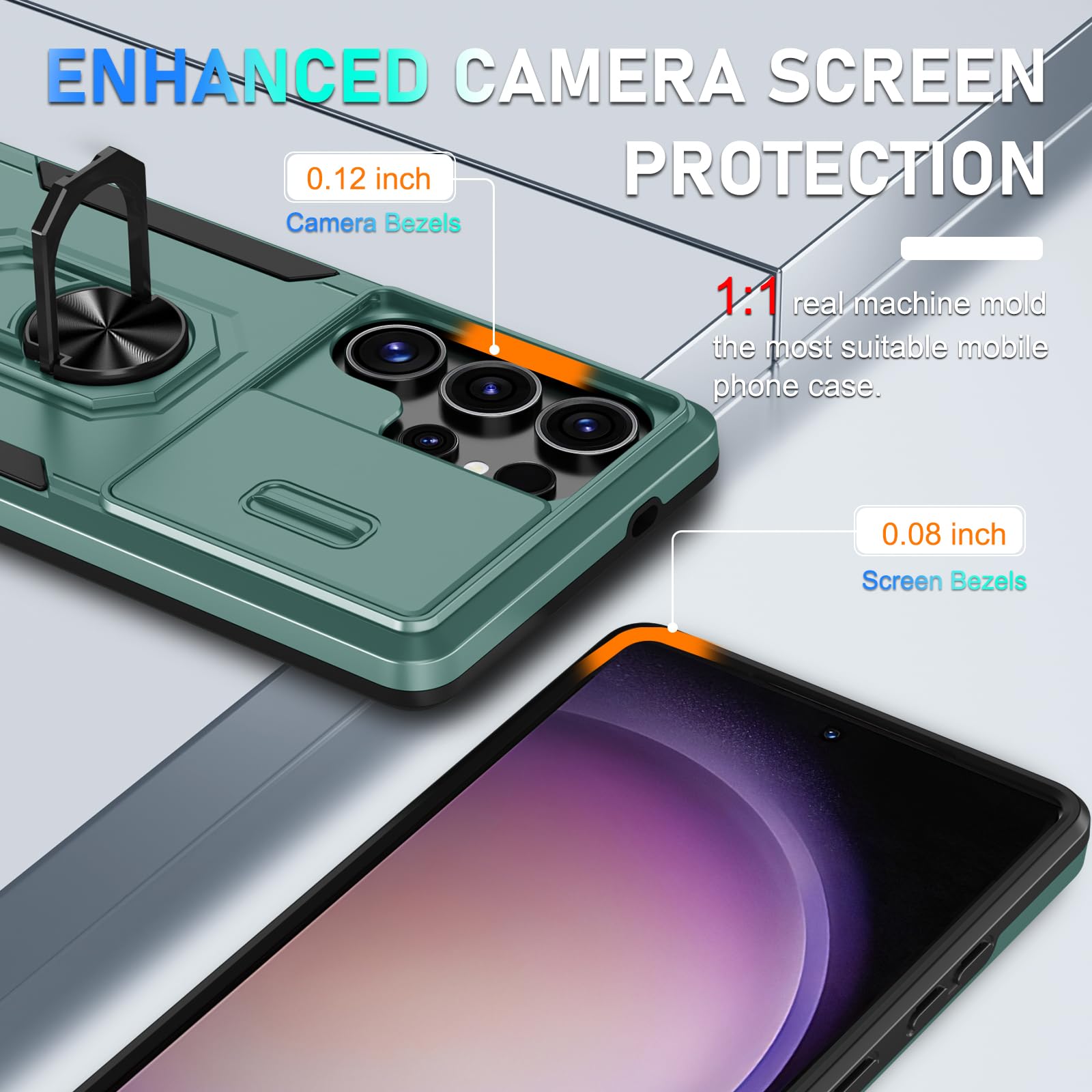 Foto 7 | Funda De Teléfono Janmitta Compatible Con Samsung Galaxy S25 Ultra - Venta Internacional.
