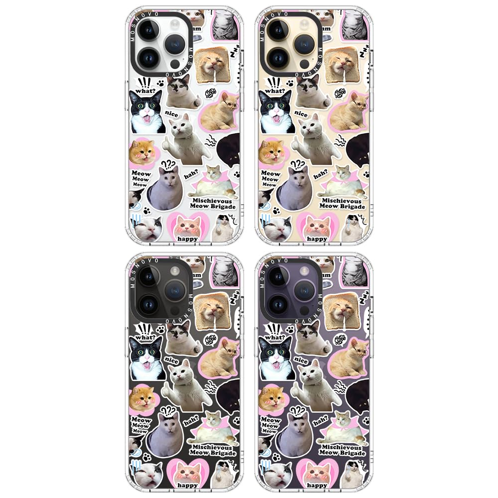 Foto 4 pulgar | Funda De Teléfono Mosnovo Para Iphone 14 Pro Max Buffertech, Tpu Transparente - Venta Internacional.
