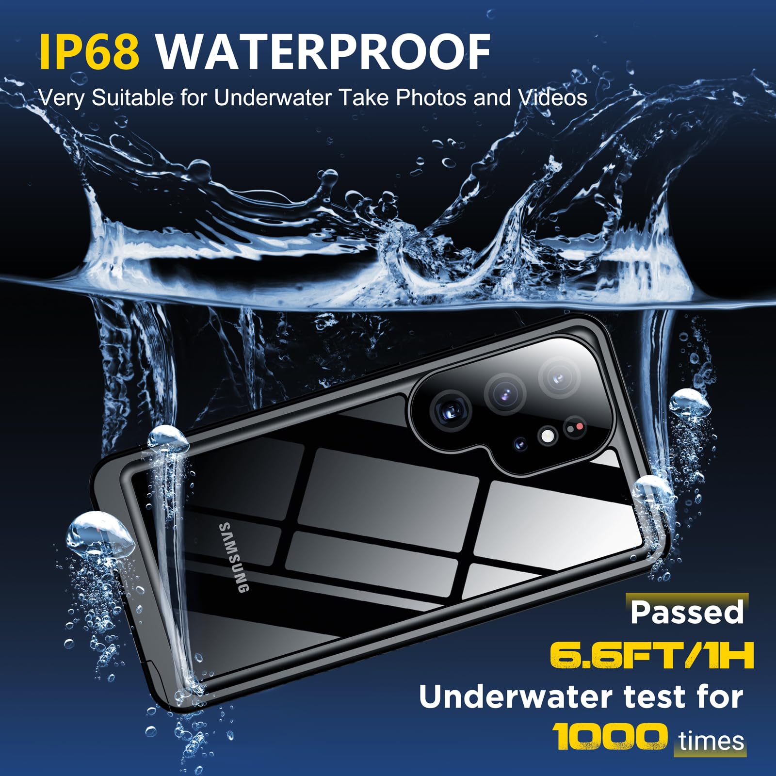 Foto 4 pulgar | Funda De Teléfono Spidercase Para Samsung Galaxy S25 Ultra Impermeable - Venta Internacional.