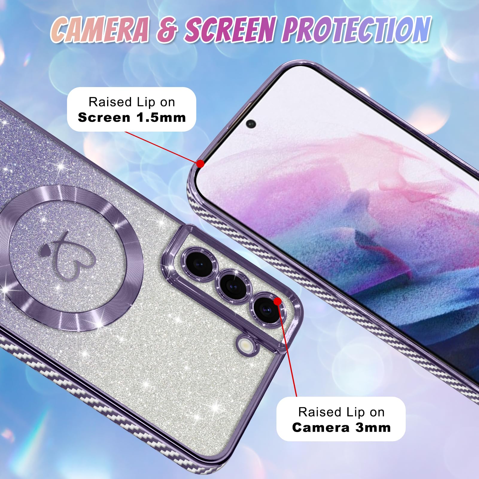 Foto 4 | Funda De Teléfono Bonoma Compatible Con Samsung Galaxy S21 Plus - Venta Internacional.