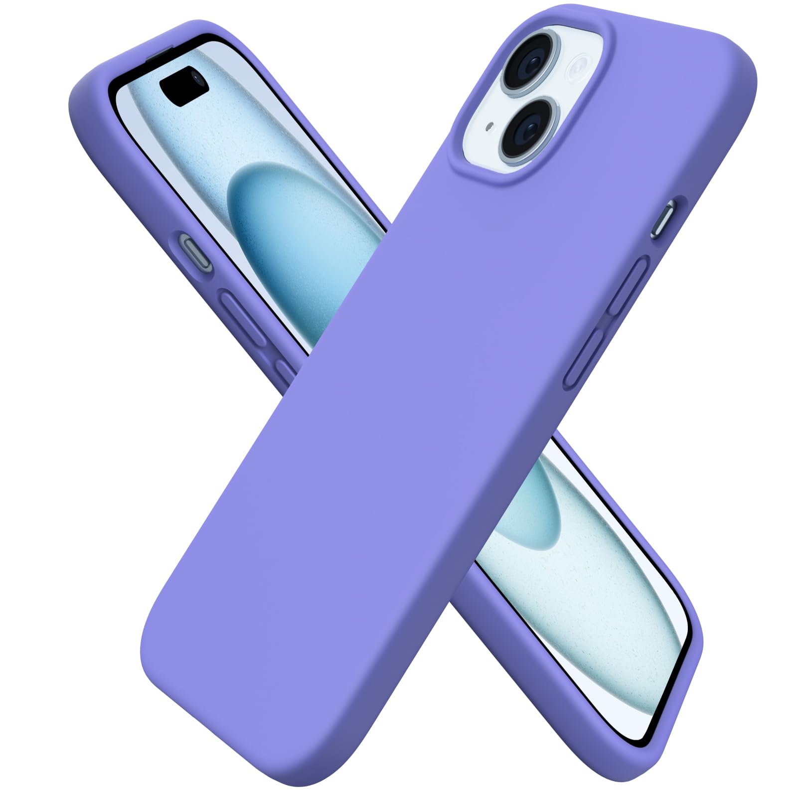 Foto 2 pulgar | Funda De Teléfono Ornarto Compatible Con Iphone 15 6.1 Periwinkle - Venta Internacional.