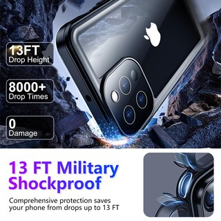 Foto 3 | Funda Impermeable Temdan Compatible Con Iphone 13 Pro Max - Venta Internacional.