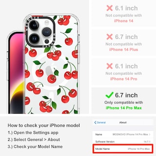 Foto 2 | Funda De Teléfono Mosnovo Para Iphone 14 Pro Max Con Buffertech - Venta Internacional.