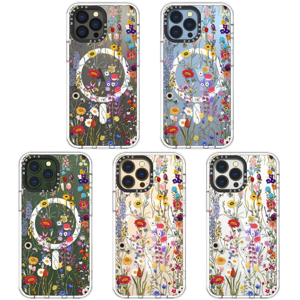 Foto 4 pulgar | Funda De Teléfono Mosnovo Para Iphone 13 Pro Max Wildflower Meadow - Venta Internacional.