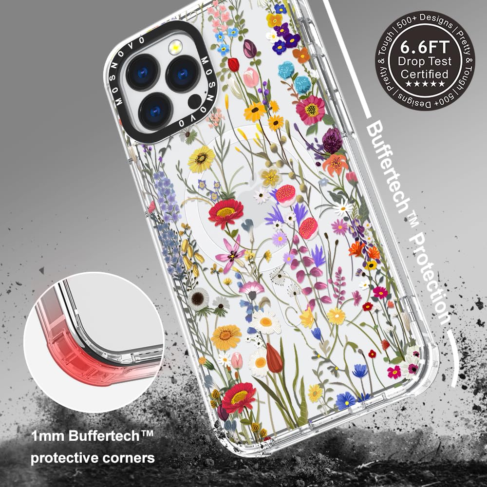 Foto 7 pulgar | Funda De Teléfono Mosnovo Para Iphone 13 Pro Max Wildflower Meadow - Venta Internacional.