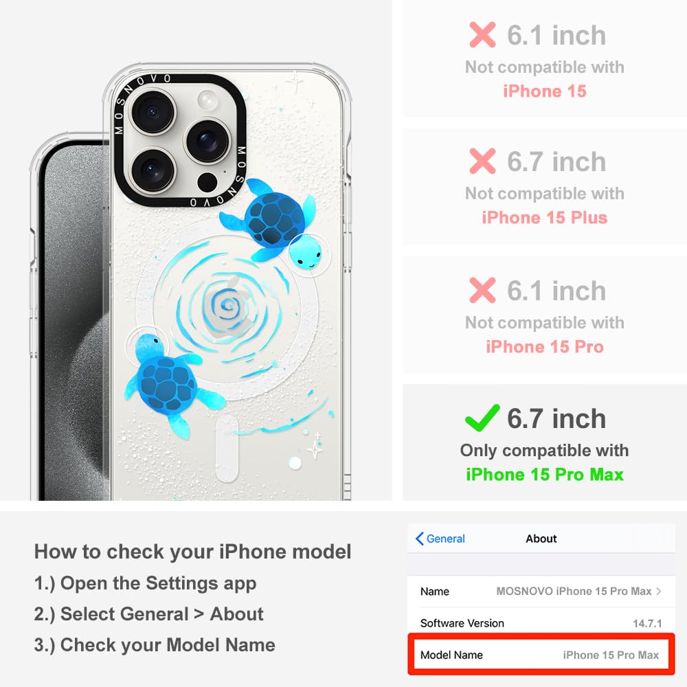 Foto 3 pulgar | Funda De Teléfono Mosnovo Para Iphone 15 Pro Max Con Buffertech - Venta Internacional.